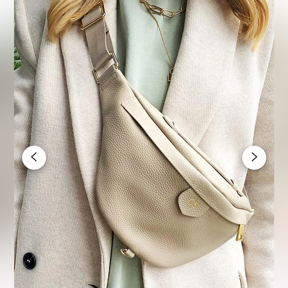 SiennaOlivia Cross Body Bag in Stone